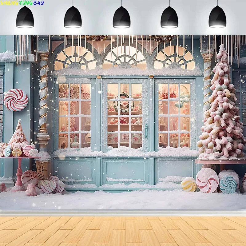 Tła fotograficzne na Boże Narodzenie, kominek, patio, wieniec, okno, wnętrze, Nowy Rok, święta, impreza, tło do zdjęć CR02