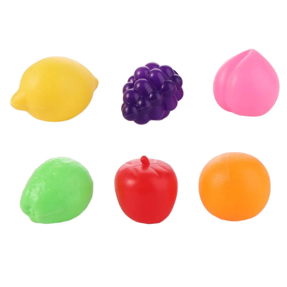 Met kleurrijk fruit Baby Montessori Zintuiglijk speelgoed Simulatie Fijne motoriek Vormsorteerder Kubus Babyspeelgoed Puzzel Cartoon