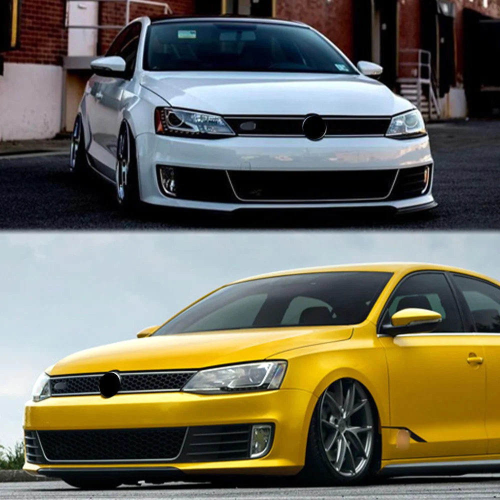 Honeycomb Mesh Front Grille For Volkswagen VW Jetta Mk6 2012 2013 2014 Front Bumper Upper Grille Hood Mesh Grill Replacement
