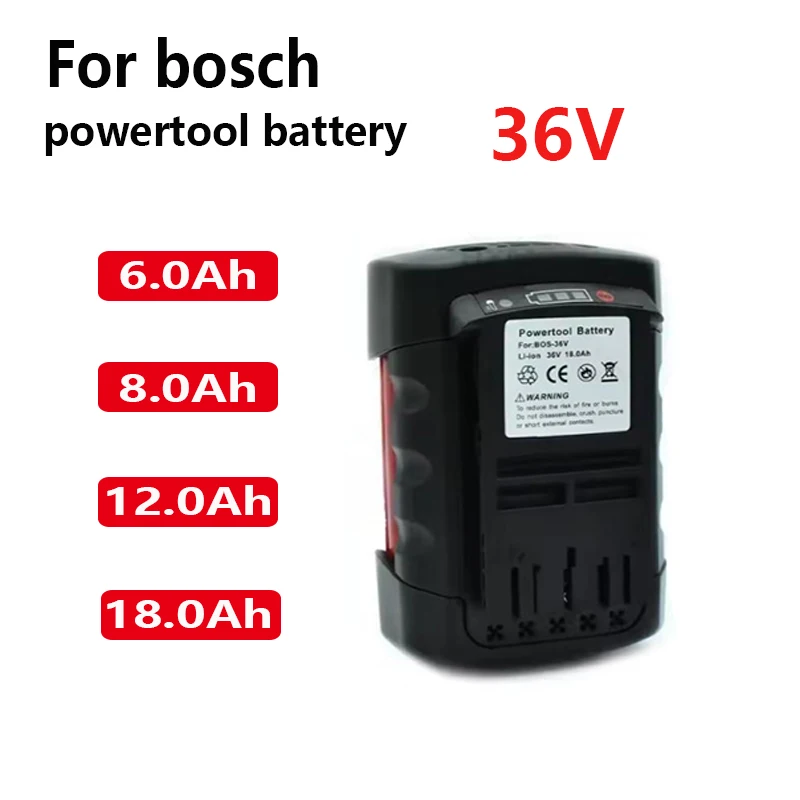 

High-capacity 36V18000mAhLithium-ion Battery for Bosch BAT810 BAT836 GBH36V-Li Power Tool Replacement Battery Lithium-ion
