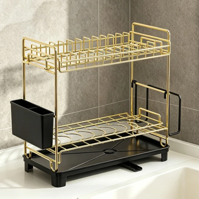 Etagere-de-cuisine-stable-a-fixation-rapide-pour-lave-vaisselle-egouttoir-a-vaisselle-etroit-pour-placard-support-de-rangement-pour-assiettes