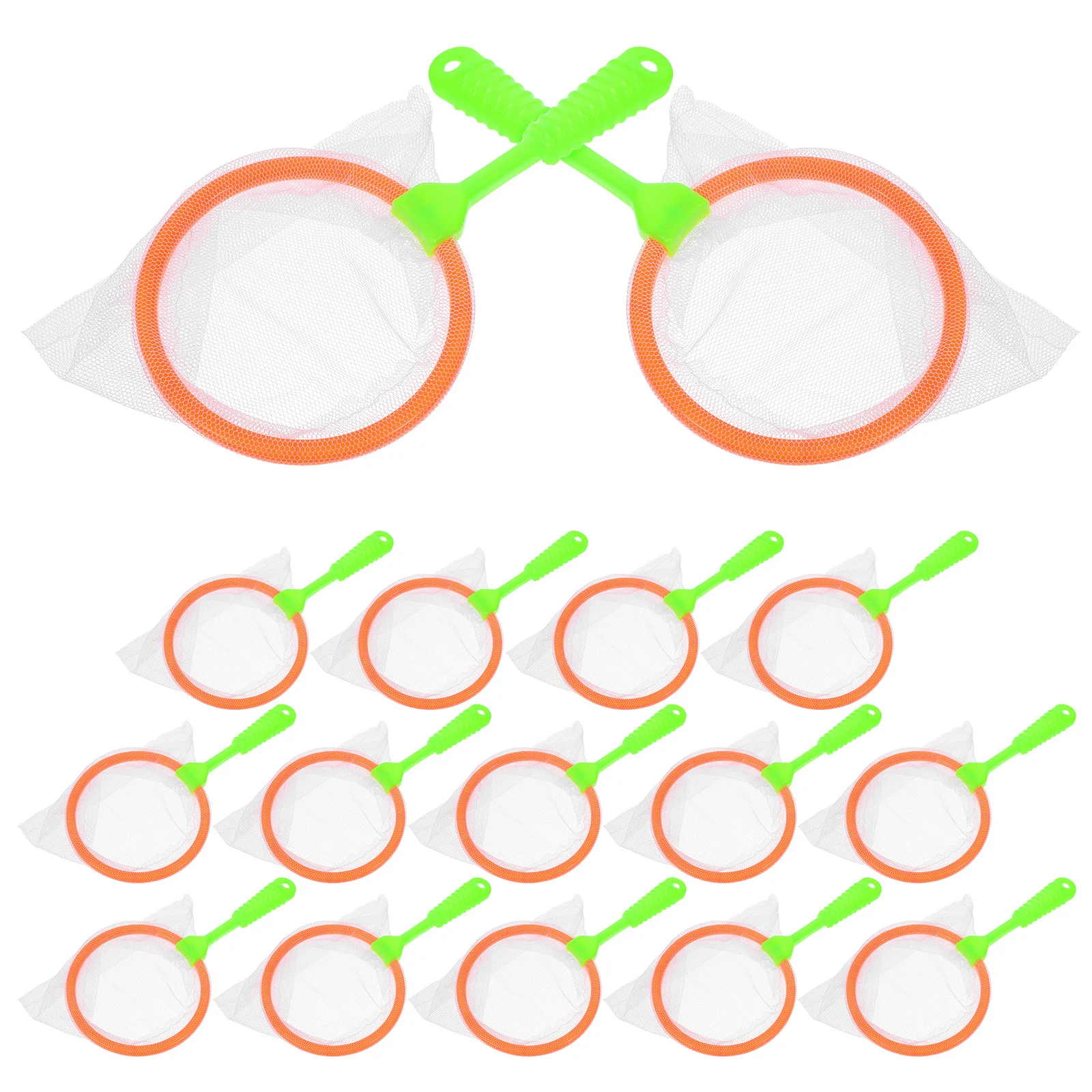 

16pcs Funny Fishing Net For Kids Colorful Catching Nets Outdoor Fish Catcher Child Fishing Catchers Fish Catching Set