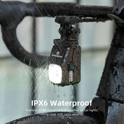 OFFBONDAGE 1600LM Hoisting Deadline Front Light Bicycle Led Light Bicycle Bicycle Lamp Bicycle Lights Cycling Bike Accessories