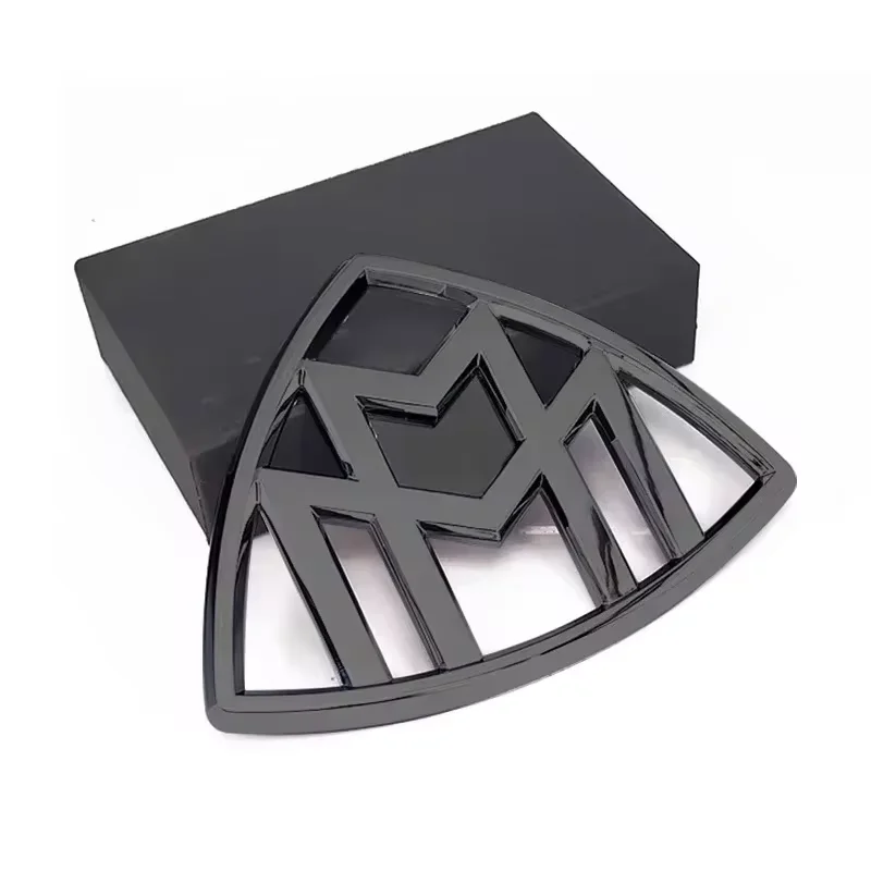 3D ABS Side Emblem para Maybach Car, Logotipo GLS GLE S500, Traseiro Bumper Cauda Porta Tronco Adesivo, Styling Acessórios, 1Pc