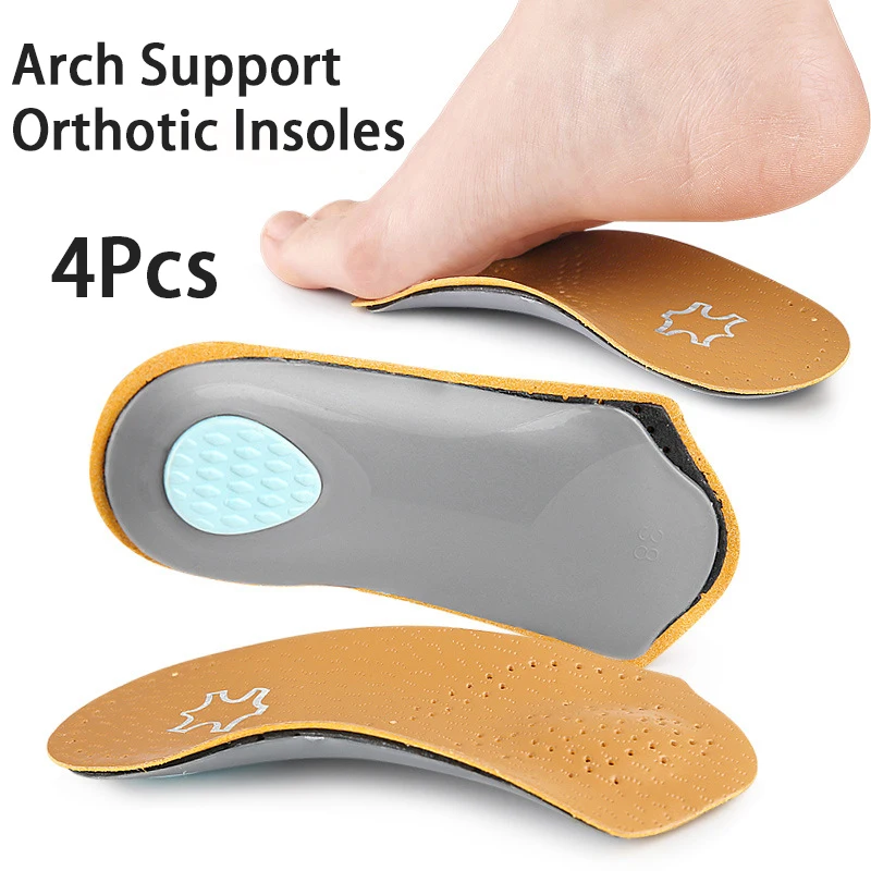 New Breathable Comfort Half Insoles Flatfoot Orthopedic Inso
