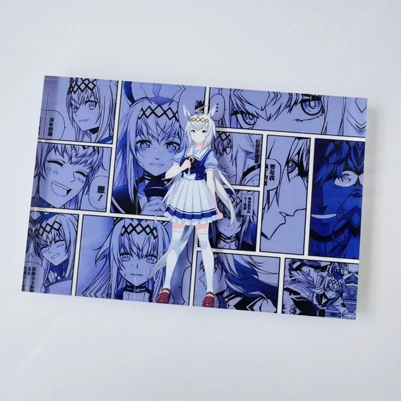 Uma Musume Pretty Derby Anime Peripheral Acrylic Brick Standee Block‑Shaped Desktop Collectible Display Ornament Fan Gift
