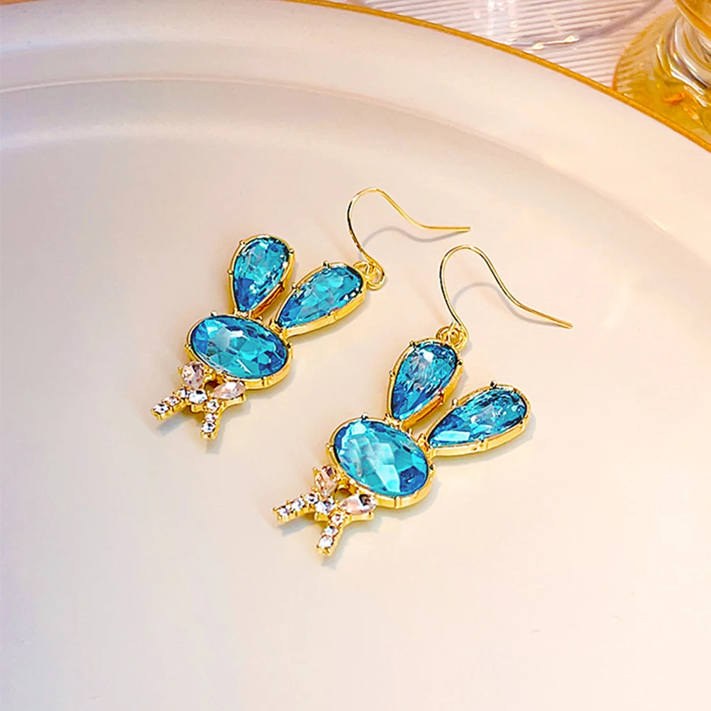 

Earrings Decoration for Girls Bunny Holiday Novelty Party Festive Metal Women Decorative Teen