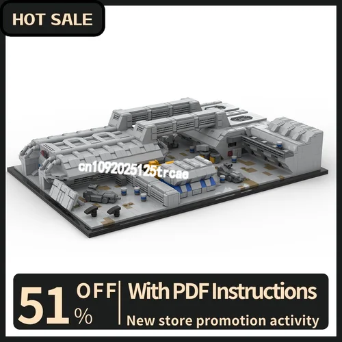 새로운 유명 스타 배틀 영화 Moc Hadley Hope 우주 전쟁 모델 빌딩 블록, DIY 창의적인 아이디어, 아이 장난감, 생일 크리스마스 선물 