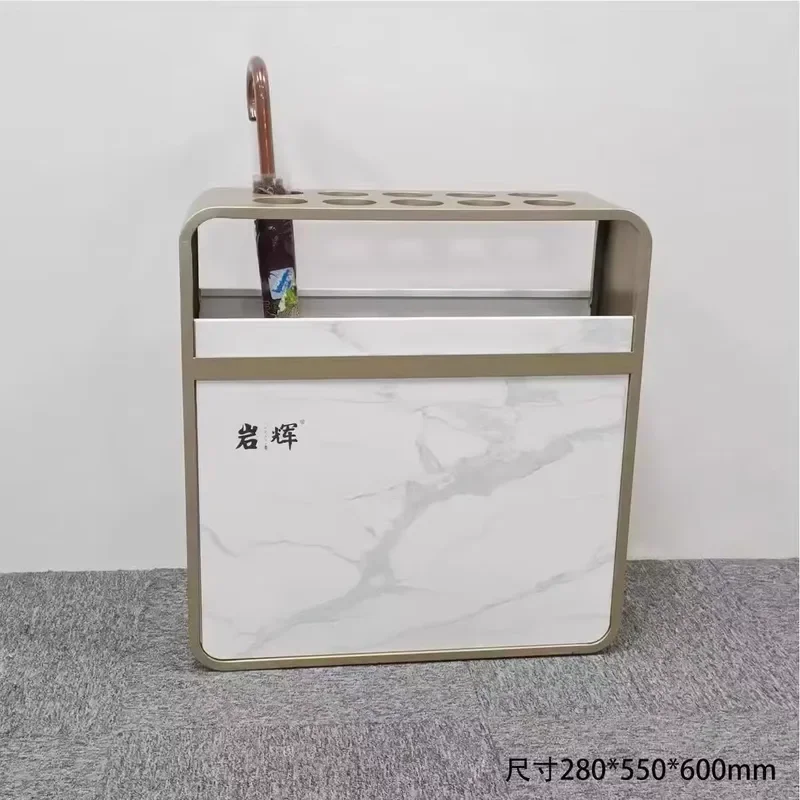 Free Standing Commercial Umbrella Storage Rack for Office School Hotel Lobby Entrance Public Area Straight Umbrella Holder
