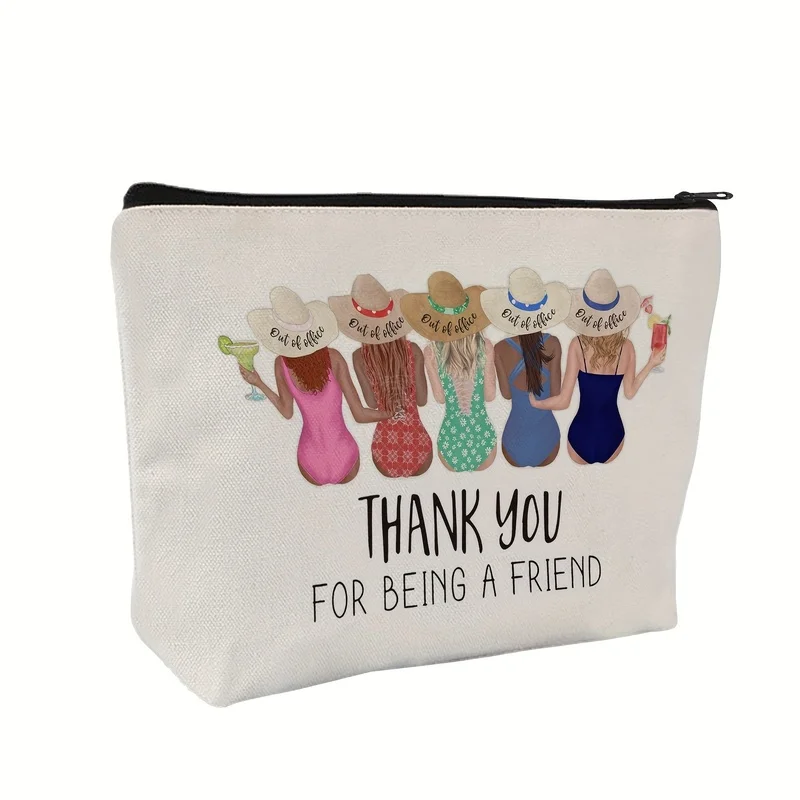 A super cute makeup bag，Perfect for Travel，It is also a perfect birthday gift for a friend。Lightweight essentials，Used for organ