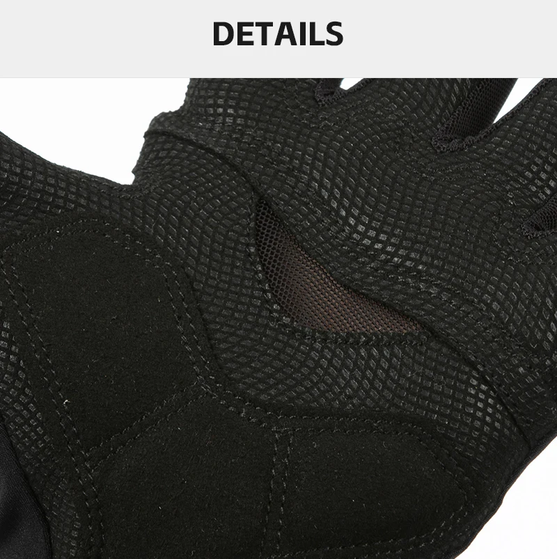 YKYWBIKE Fahrradhandschuhe Vollfinger MTB Fahrradhandschuhe Touchscreen Sporthandschuhe Fahrradhandschuhe Unisex Atmungsaktive stoßfeste Handschuhe – Detail 5