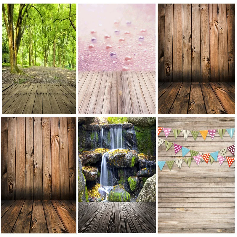 

Wood panel Solid Colors Photography Backdrops Props Lights and Shadows Dazzle Portrait Photography Background WP-02