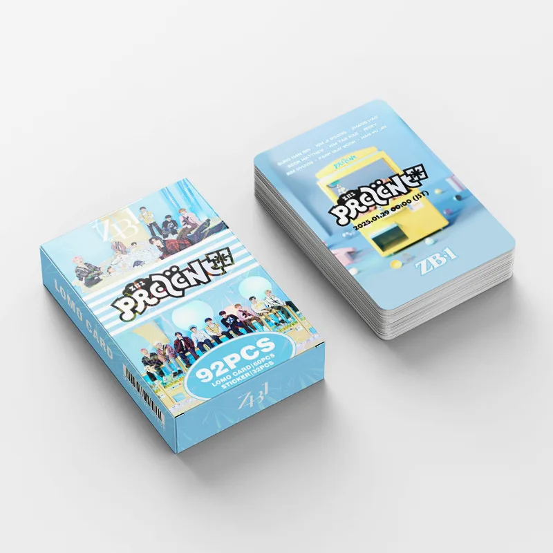 ZB1 Holographic 92-Piece Set – Album Photos  Greeting Cards & Decorative Stickers for Fans