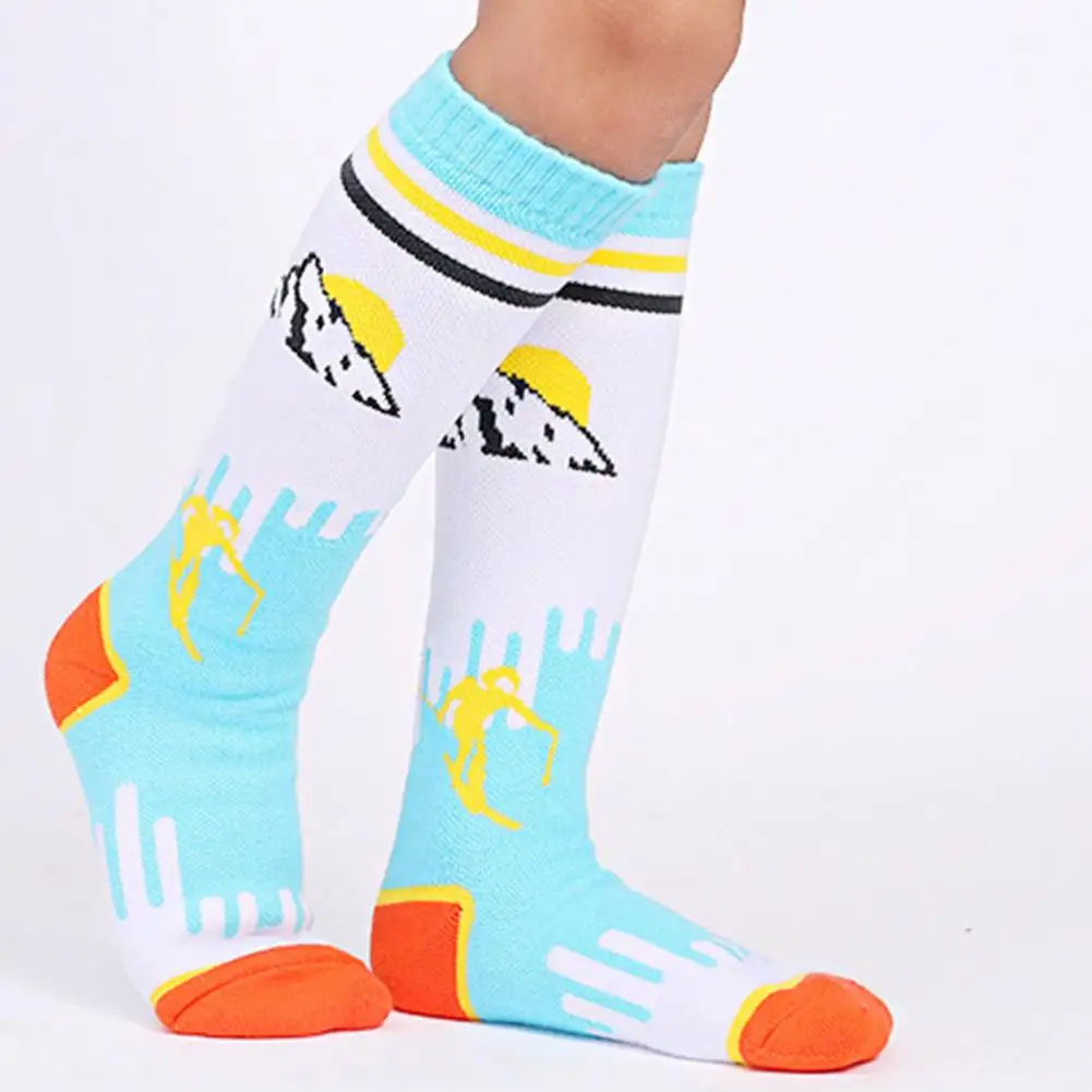 Thermal Socks 1 Pair Delicate Sweat-absorbing Lightweight  Warm Long Knee High Snow for Winter