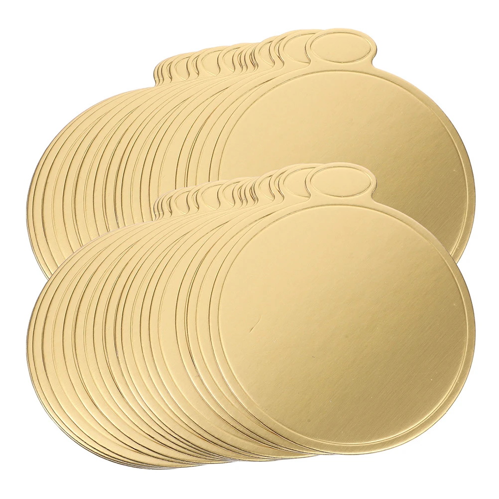 

200pcs 90mm Mousse Cake Boards Tiramisu Cake Tray Base Round Cardboard Cake Bases For Baking Wedding Birthday Dessert Decoration