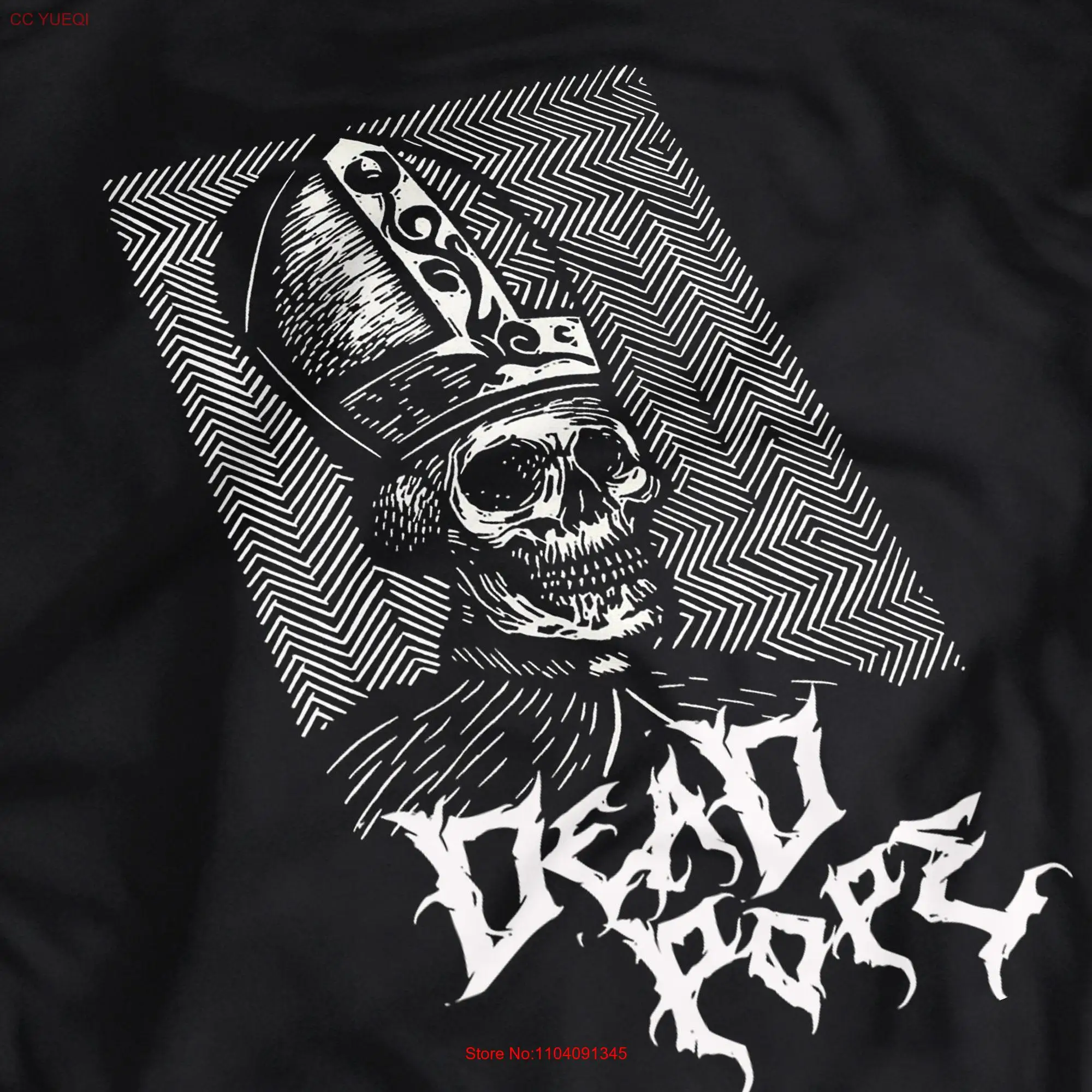 Death Pope Linotype T shirt Medieval Dark ArT Occult Witchcraft long or short sleeves