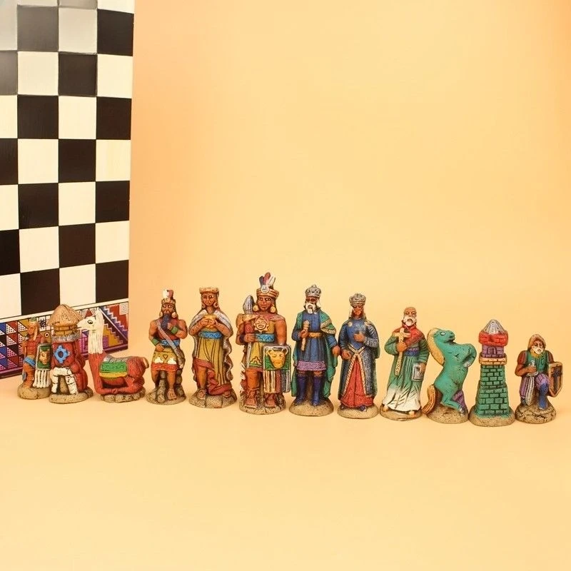 Chess Chess Spanish Colonial Inca Anti-Japanese War History Chess 32 Group Soldiers