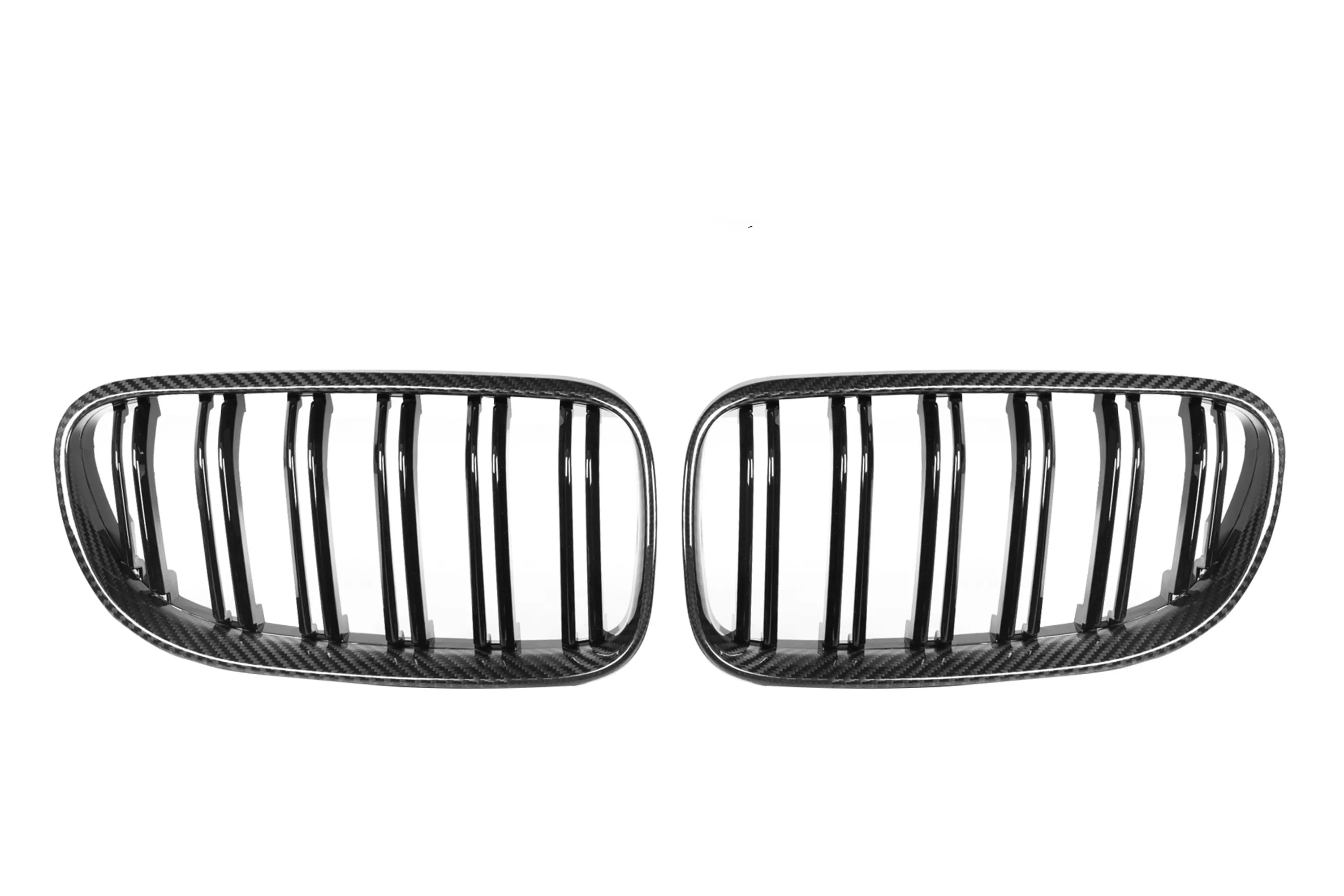 2010-2013 High quality  carbon fiber E92 double slat car grille suitable for BMW 3 series E92  LCI coupe front grille