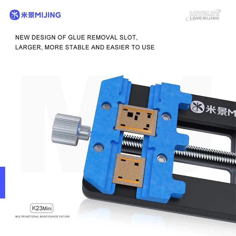 Imagem -02 - Mijing-mini Multifuncional ic Pcb Chip Remoção de Cola para Telefone Reparo Mainboard Pcb Board Jig Repair Tool K23