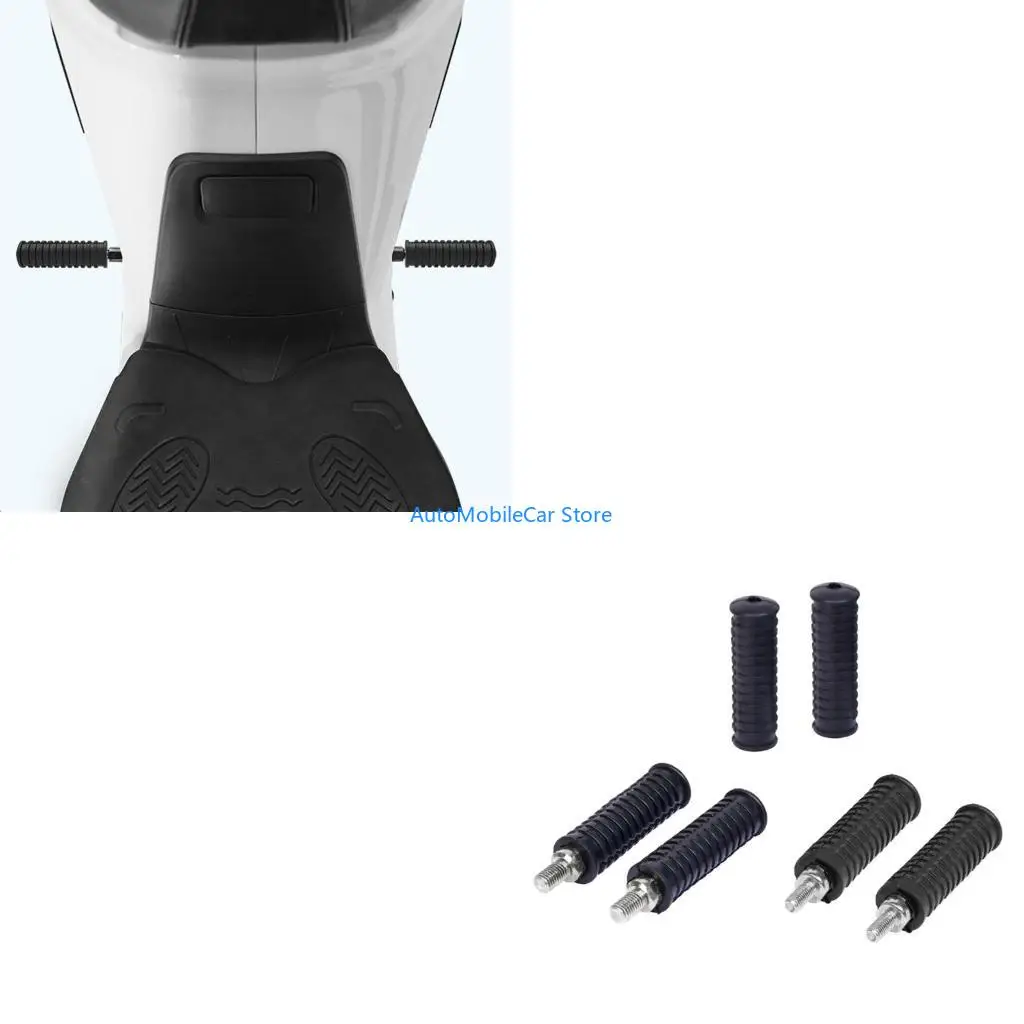 G8TE Durable E-bike Footrests Aluminum Alloy Rear Pedals for Motorcycle E-bike Durable Motocross Foot Pegs Pedals