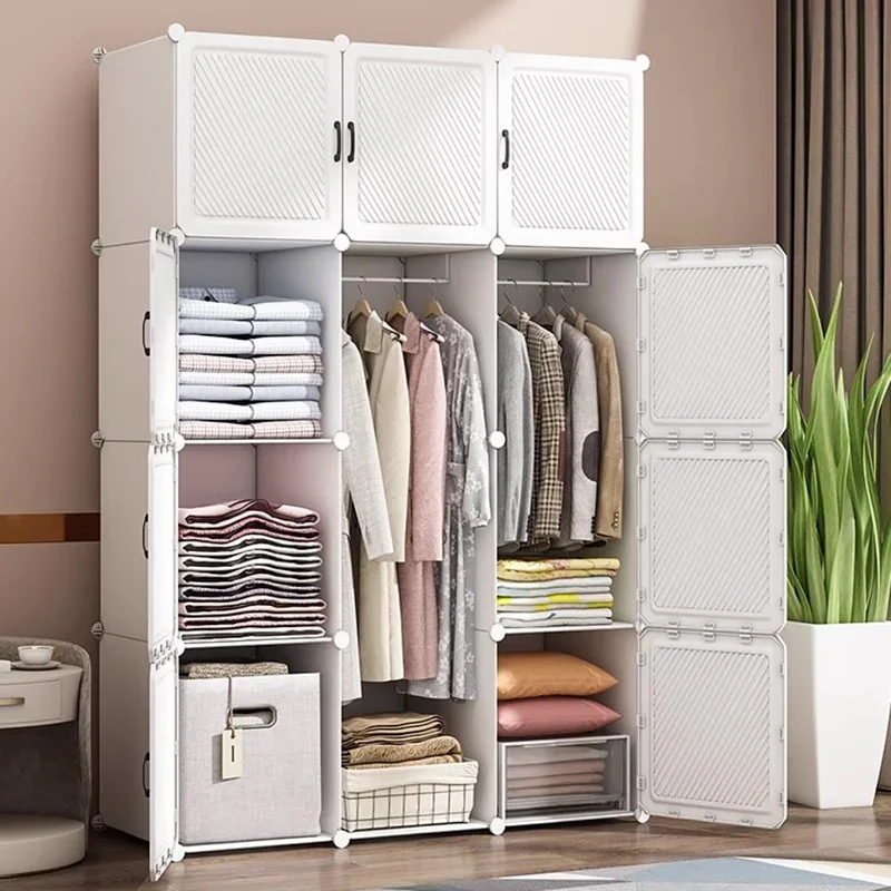 /*/Modern Foldable Closet Storage Organizer Cupboard Partitions Wardrobe Display Open Shelves Guarda Roupa Lounge Suite Furnitur