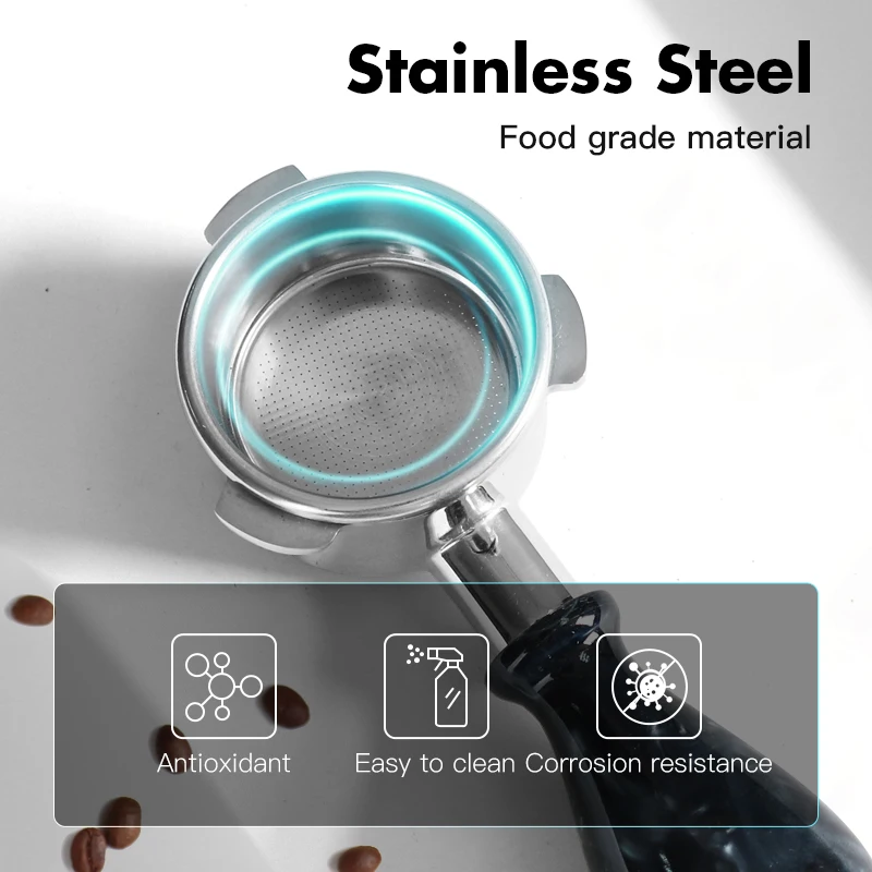 AliKisscafe 54mm Coffee Bottomless Portafilter Naked for Breville Sage 870 878 879 Espresso Machine Accessories Barista Tools view 6