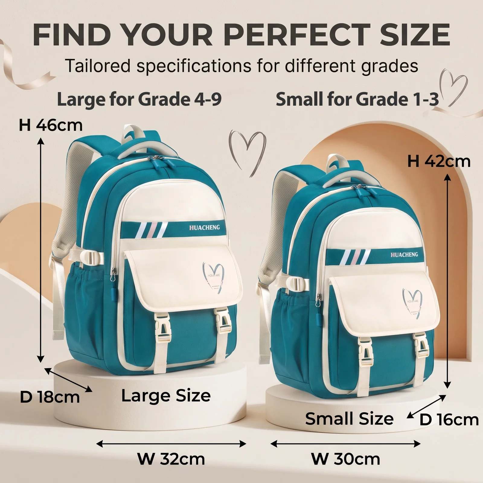 Tas Ransel Sekolah Sederhana dan Serbaguna untuk Anak-Anak, Tas Ransel untuk Kelas 3-9, Tas Ransel Sekolah Dasar yang Stylish untuk Anak Laki-Laki dan Perempuan