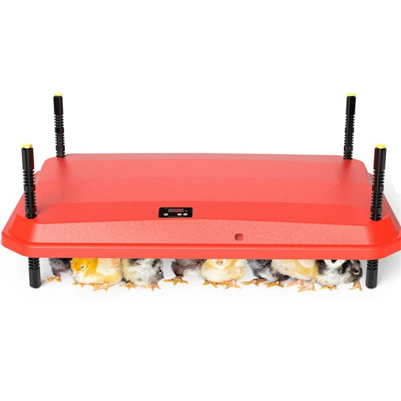 

Electric Chick Brooder Heating Plate Adjustable Height Chick Cage Heater Chicken Warmer US Plug