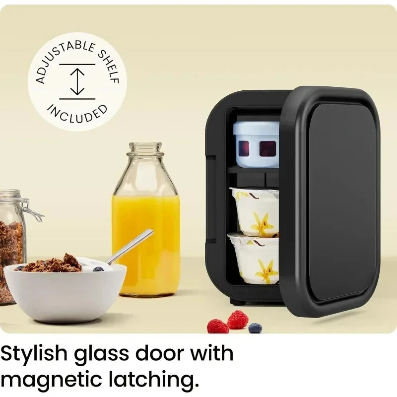 Portable Mini Fridge - Cooler and Warmer for Bedroom Car Office Dorm and Skincare