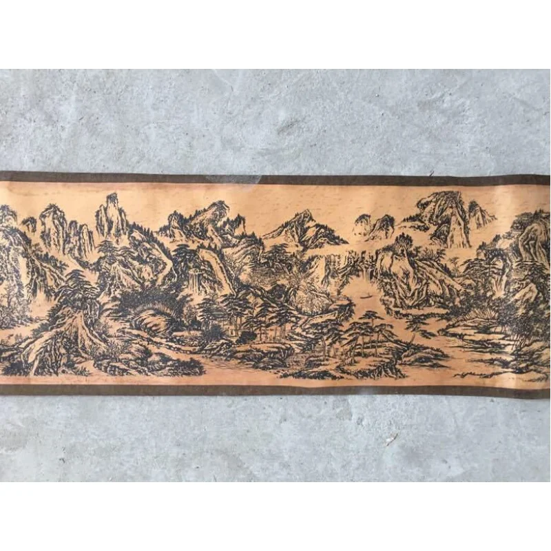 Antique Celebridade Long Scroll Pintura, Wanli JS Emoldurado Interior Mural Pendurado Pintura, Antiguidades e Pinturas, 1 Peça, Atacado