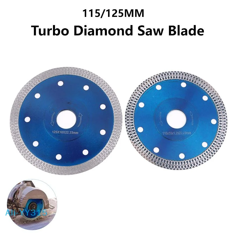【Y】115/125mm Diamond Saw Blade Power Tools Grinding Saw Cutter Disc For Ceramic Granite Marble Porcelain Tile Cutter