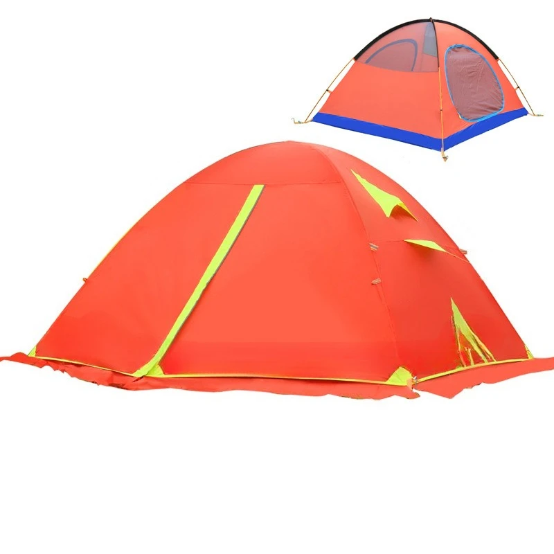 Camping Tent Outdoor Thickened Professional Camping Overnight Equipment Double Rainproof Portable Riding Set