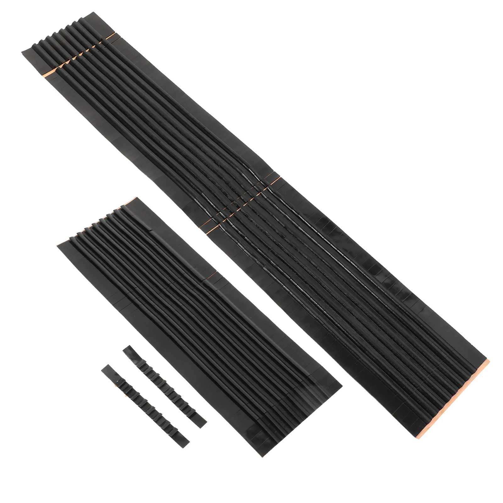 

100Pcs Non Slipping Hanger Strips Fine Workmanship Unique Design Compact Size for Wardrobe Closet Storage Clothes Hanger Grips