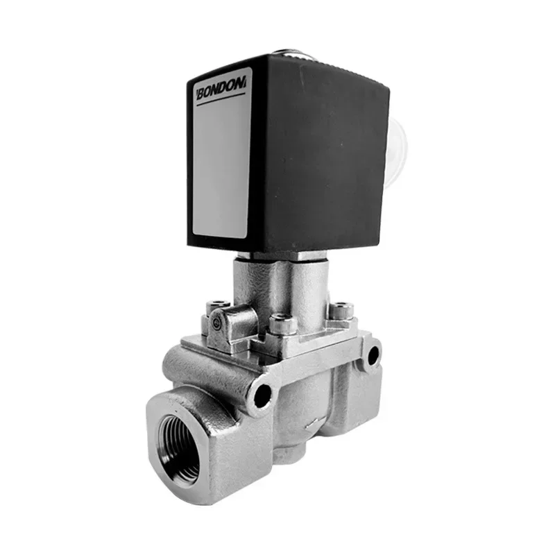 BONDON QUANJIA two-position two-way stainless steel high temperature solenoid valve piston type  7810000CR