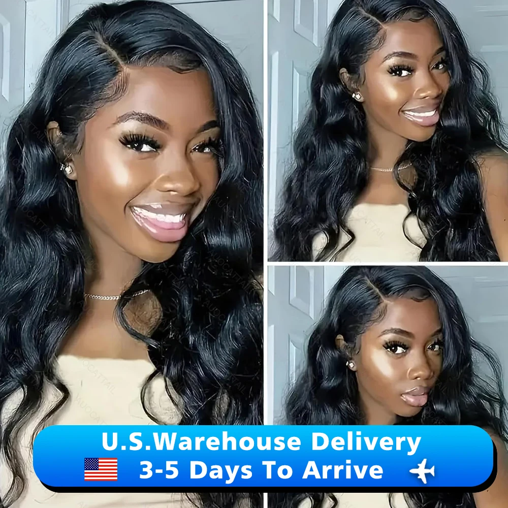 Body Wave Lace Front Wigs Human Hair 13x4 13x6 Transparent Lace Frontal Wig 180 Density Brazilian Lace Closure Wig Wholesale