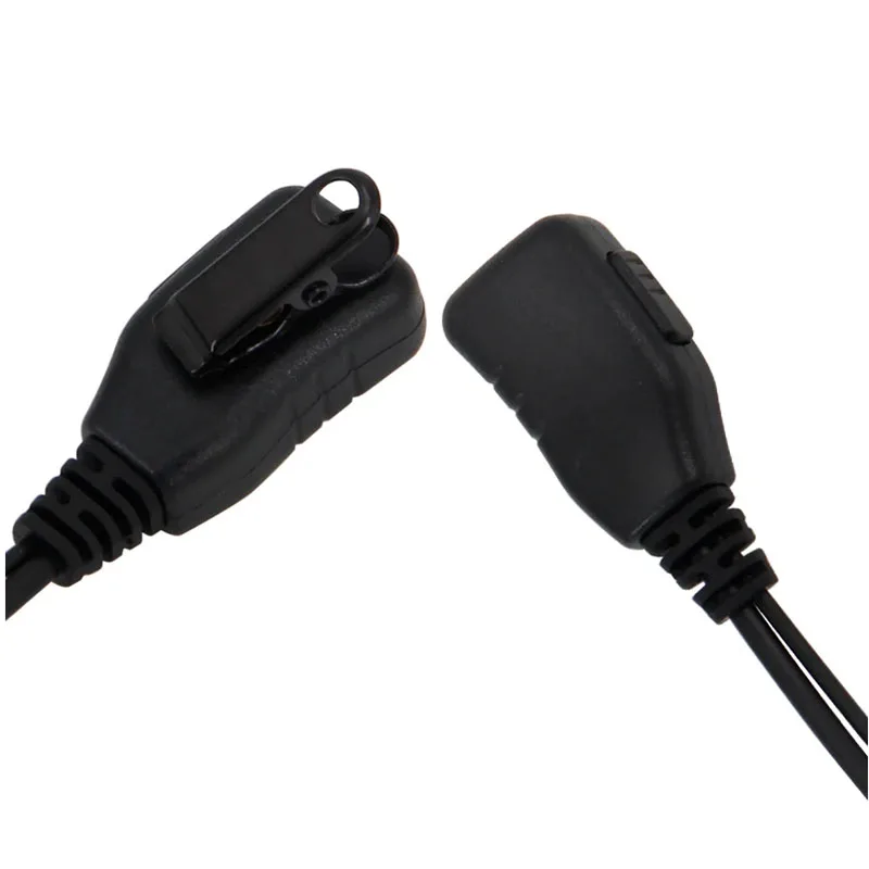 2 Pin Acoustic Tube หูฟังพร้อมไมโครโฟนระยะไกลชุดหูฟัง PTT สําหรับ Motorola วิทยุแบบพกพา GP88 GP300 CLS1110 Walkie Talkie