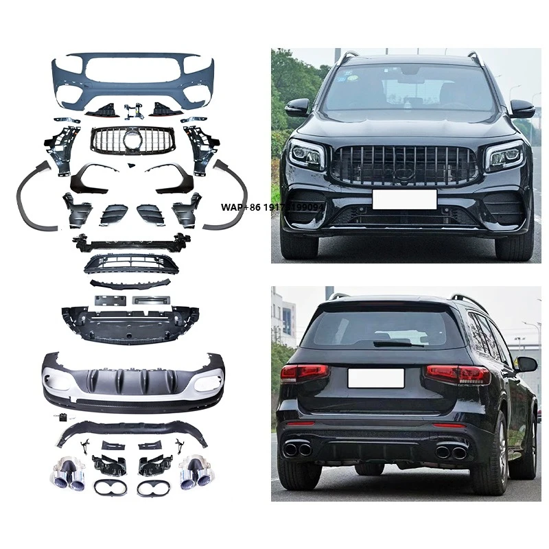 

2018 Car Modification Upgrade 35 Surround Front Bumper and Rear Bumper Body Kit Suitable for GLB X247