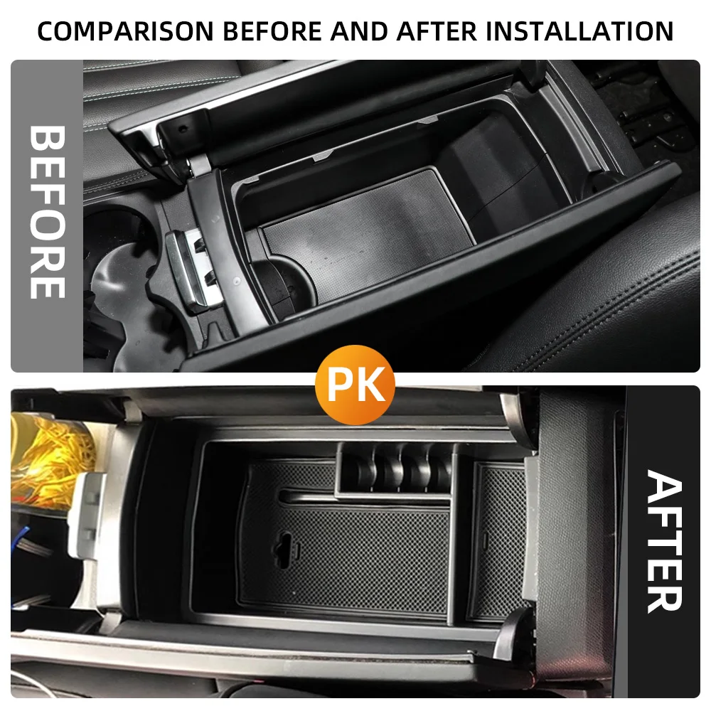Auto-Mittelarmlehnenbox für Citroen C5 Aircross Professional ersetzt Kunststoff-Innenausstattung, lange Lebensdauer, einfach zu installieren. – Detail 1