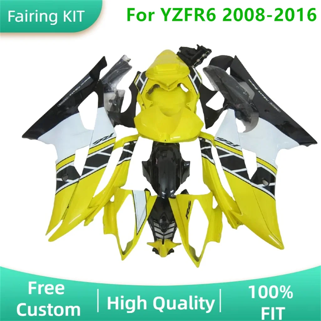 Motorcycle Fairings kit for YAMAHA YZF R6 2008 2009 2010 2013-2016 YZF-R6 08 09 10-12 13 14 15 16 Body Repair Aftermarket Parts