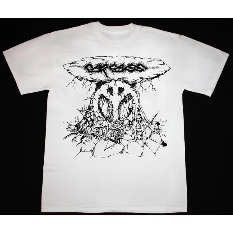 Carcass Split Live T Shirt Cotton White Men Size S To 5Xl Be2056