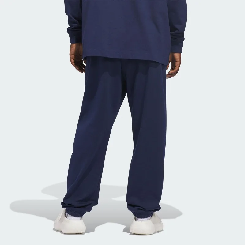 Adidas Winter Men's and Women's Daily Elastic Waist Straight Trousers JZ9531