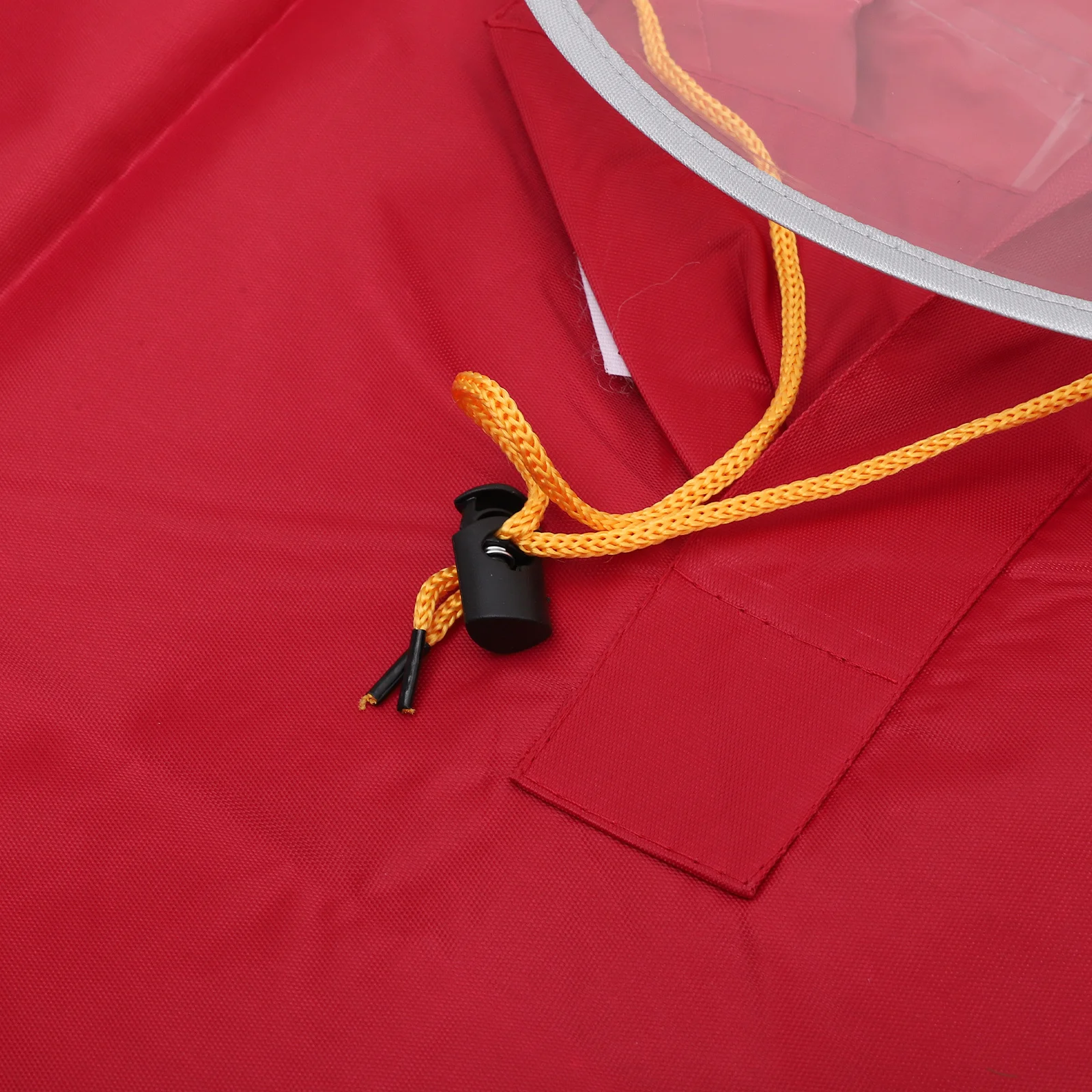 

Mens Womens Bike Raincoat Cycling Short Back One Size Waterproof Windproof Tear-Resistant Lightweight Hooded Rain Cape