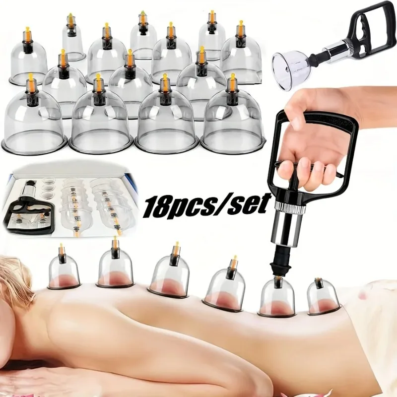 18-piece-cupping-massage-set-manual-air-pump-universal-vacuum-tank-for-the-whole-body