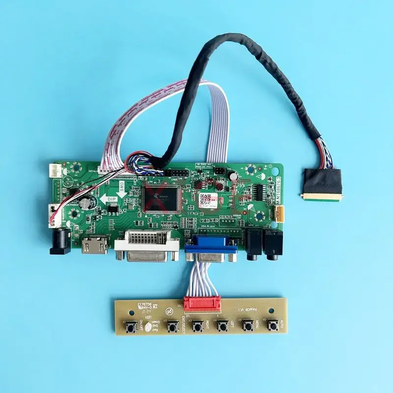 

Плата контроллера подходит для HB156WX1 HT156WXB NT156WHM VGA DVI Audio LVDS 40-контактный HDMI-совместимый 15,6 "1366x7668 DIY Kit дисплей для ноутбука