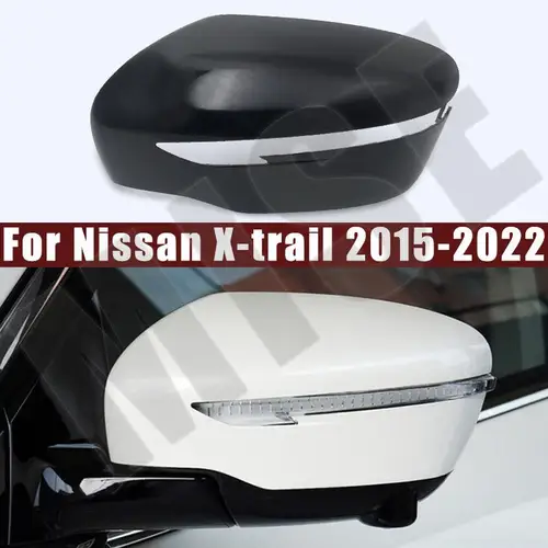 Accesorios para coche, marco de espejo de marcha atrás, cubierta de espejo de marcha atrás para Nissan x-trail 2014 2015 2016 2017 2018 2019 2020 izquierda/derecha