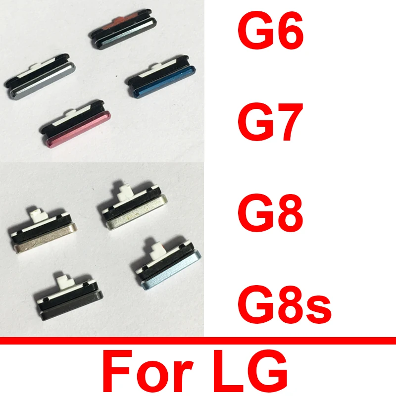 Power Volume Side Buttons For LG G6 G6 ThinQ G7 G7 ThinQ G8 G8S On Off Power Volume Small Side Keys Repair Parts