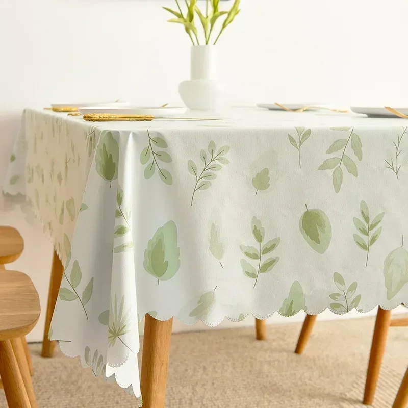 2024 Tea tablecloth washable, waterproof, oil-proof and scalding yellow