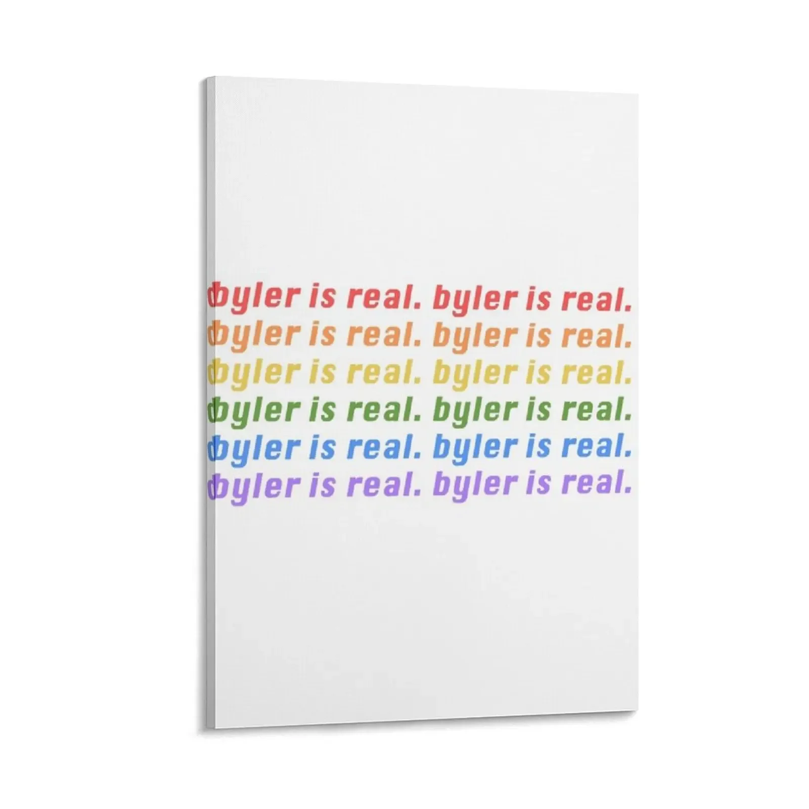 

Byler is Real Text colors Canvas Painting paintings wall decor home and decoration