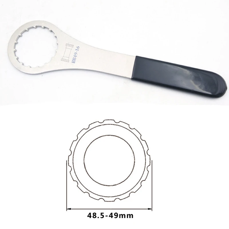 

ABXZ Bicycle Bottom Bracket Wrench Spanner Repair Tool BB49-16 16Teeth for GUB BB386 / FSA Mega EVO