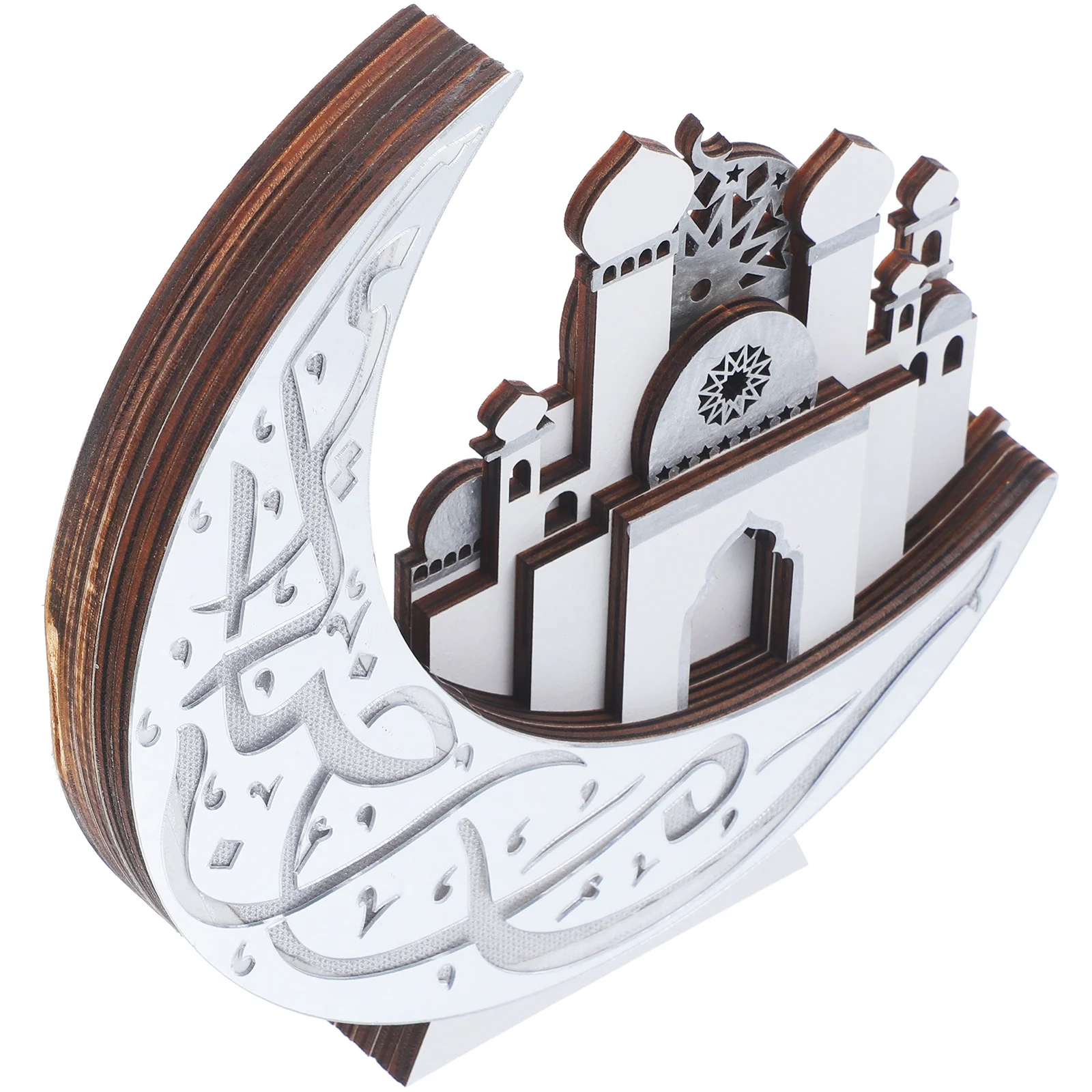 

Eid Mubarak Wooden Moon Light Ramadan Decorative Hanging Lamp LED Party Festival Home Ornament Ramadan Lights Decorative Light